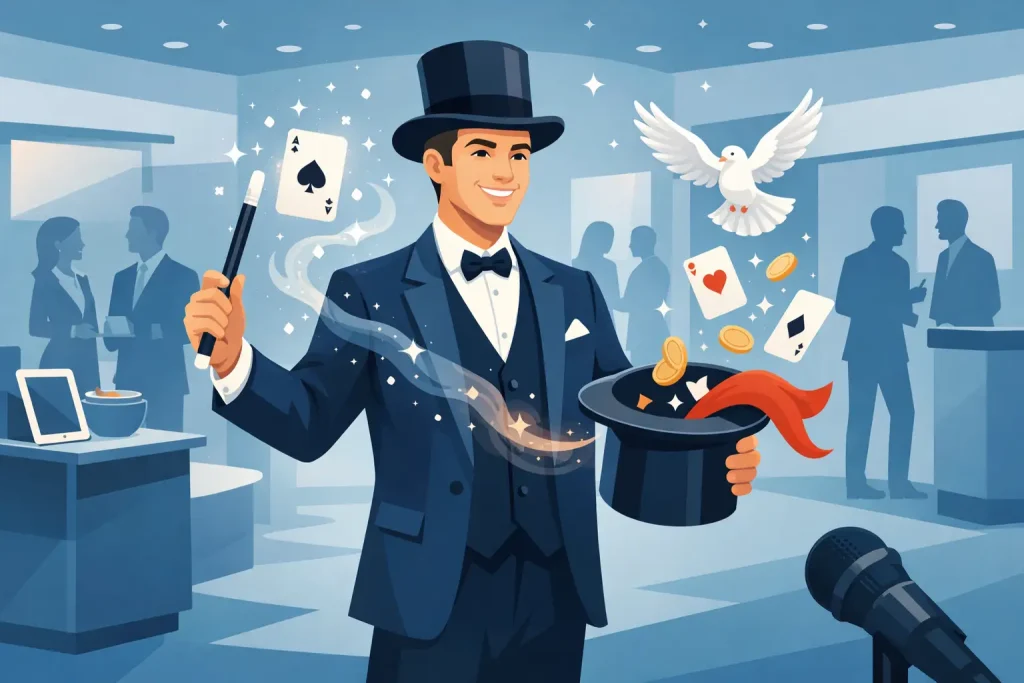 Orlando Trade Show Magician Mike Seege Delivers